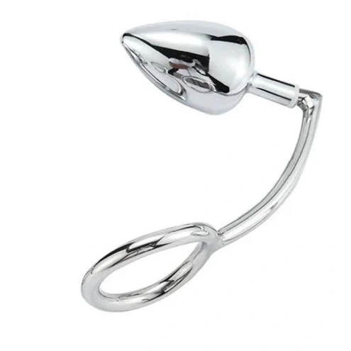 Anal Hooks Cock Hook DiscreetChoice with Ring Steel Set Anal 4663 Stainless 0130